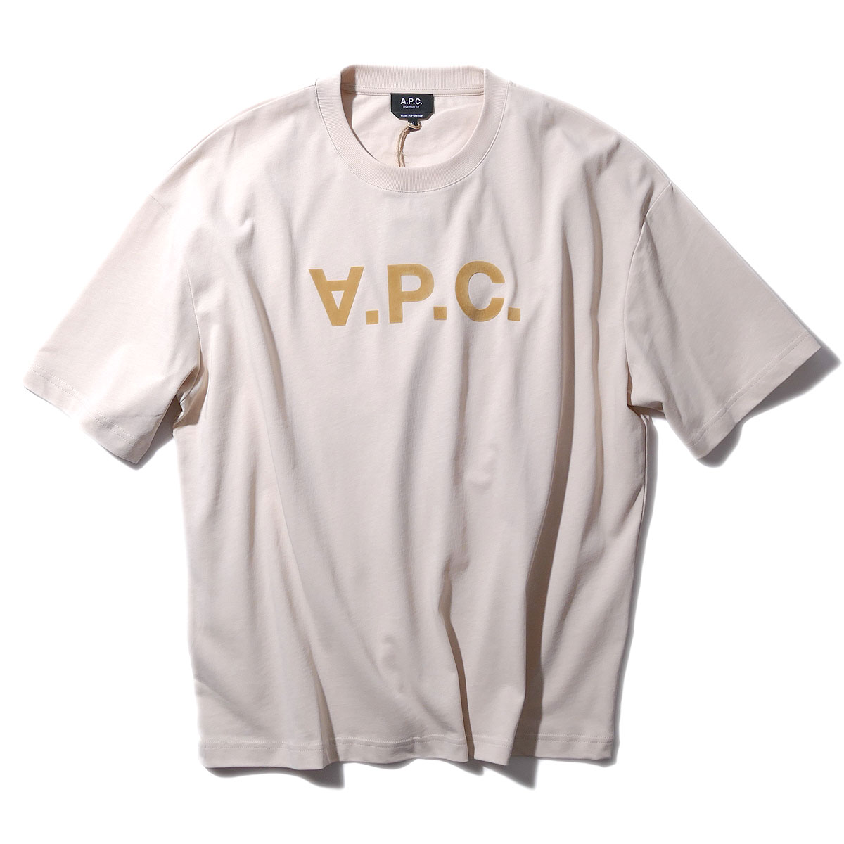 アーペーセー A.P.C. ルーズフィットTシャツ M26385 エクリュ メンズ レディース 半袖 ブランド 大きいサイズ 2026SS 2026年春夏