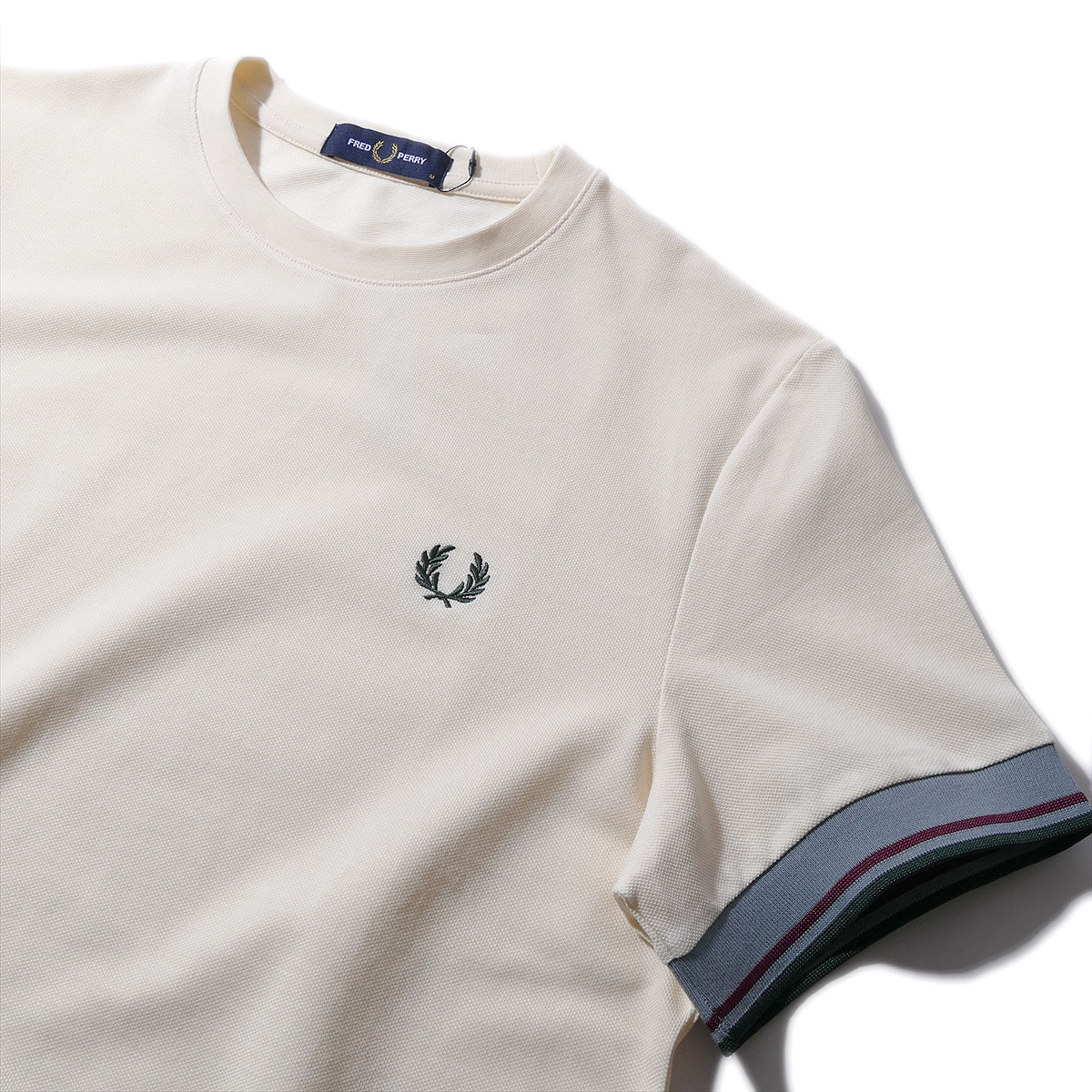 フレッドペリー ツインティップ 鹿の子Tシャツ M2396 560 ECRU FRED PERRY メンズ 半袖 2026年春夏 2026SS