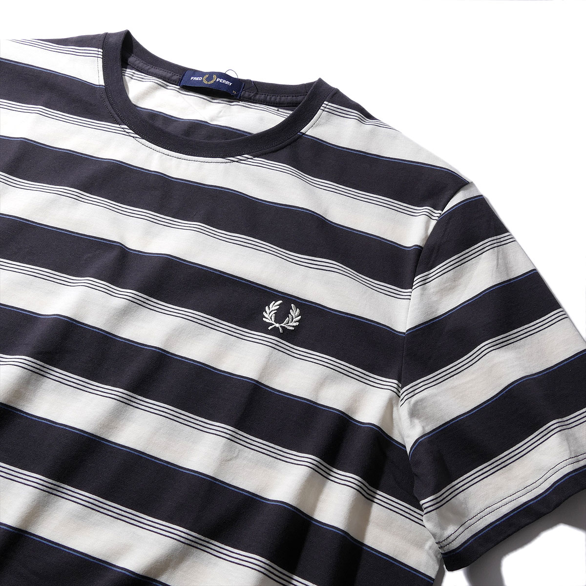 [10%OFF]フレッドペリー ファインストライプ プルオーバー M2409 FRED PERRY メンズ 半袖 2026年春夏 2026SS[060310] 父の日