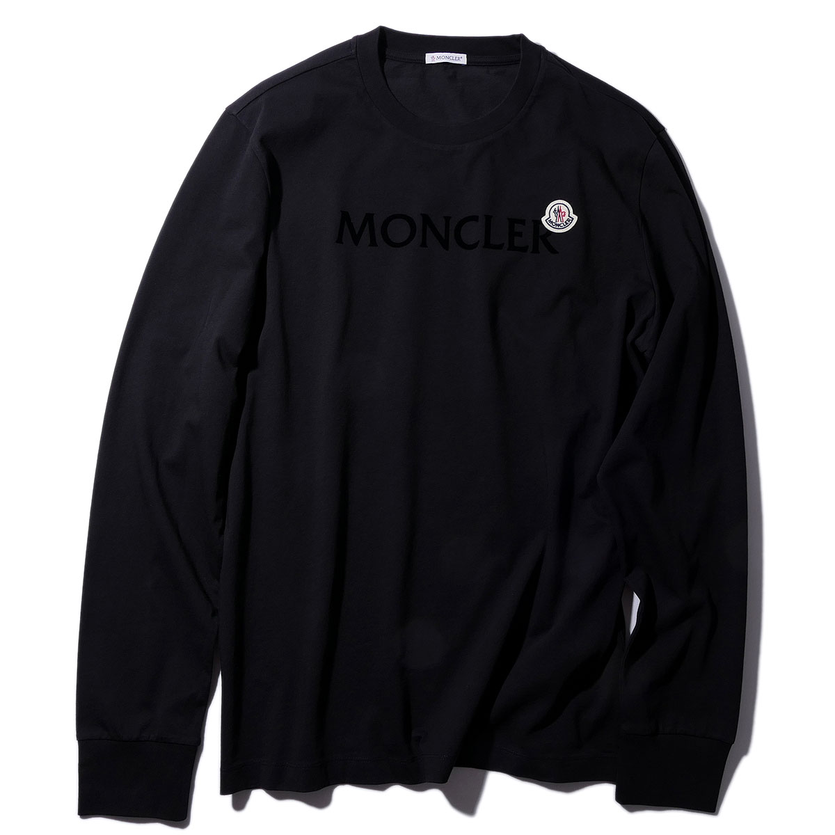 モンクレール ロングスリーブTシャツ 8D00009 999 ブラック MONCLER メンズ ロンT 長袖 2026SS 2026年春夏