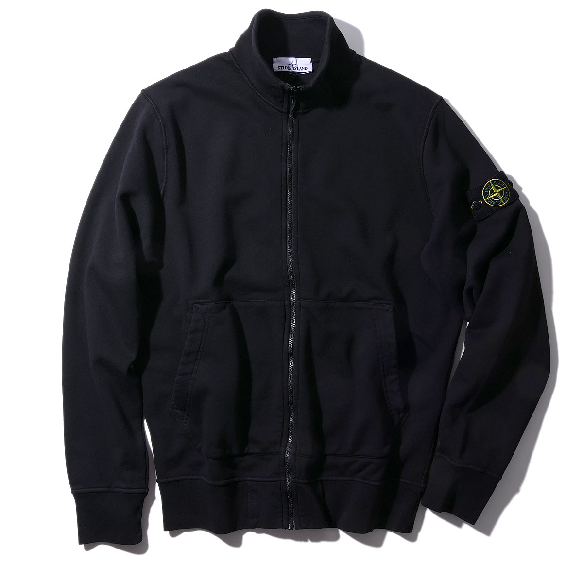 ストーンアイランド トラックジャケット 6100063 V0029ブラック STONE ISLAND スウェット ORGANIC COTTON FLEECE メンズ ブランド 2026SS 2026年春夏