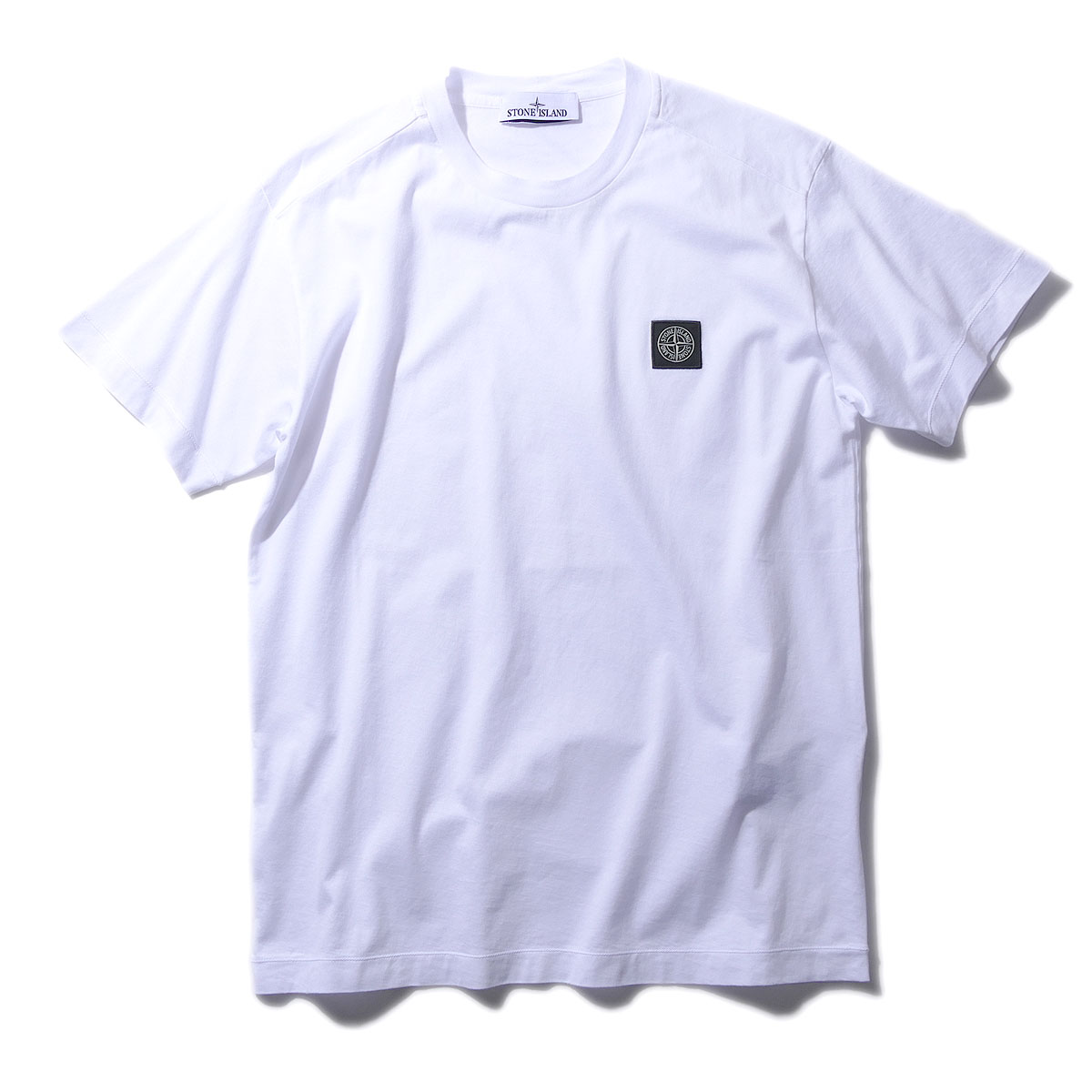 ストーンアイランド 60/2綿織物プルオーバー 2100027 V0001白いこと  STONE ISLAND メンズ ブランド名 半袖 2026SS 2026年春夏[060310] 父の日