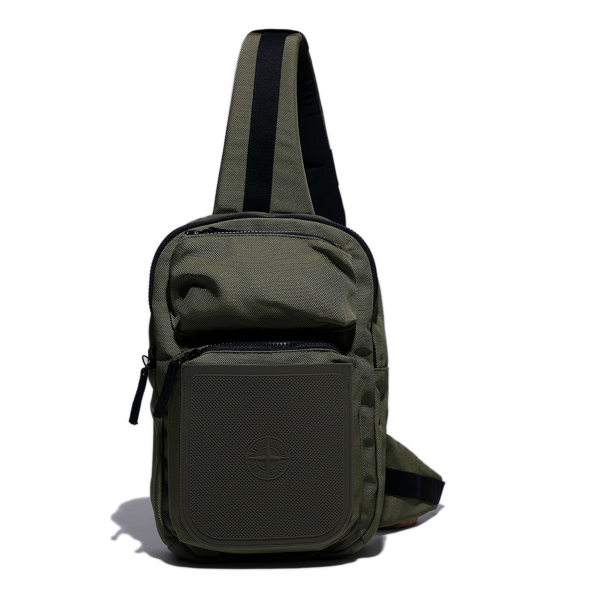 ストーンアイランド スリングバッグ  STONE ISLAND 9200030 V005G ミリタリー緑であること NYLON PANAMA メンズ ブランド名 上半身御徒面子 2026SS 2026年春夏