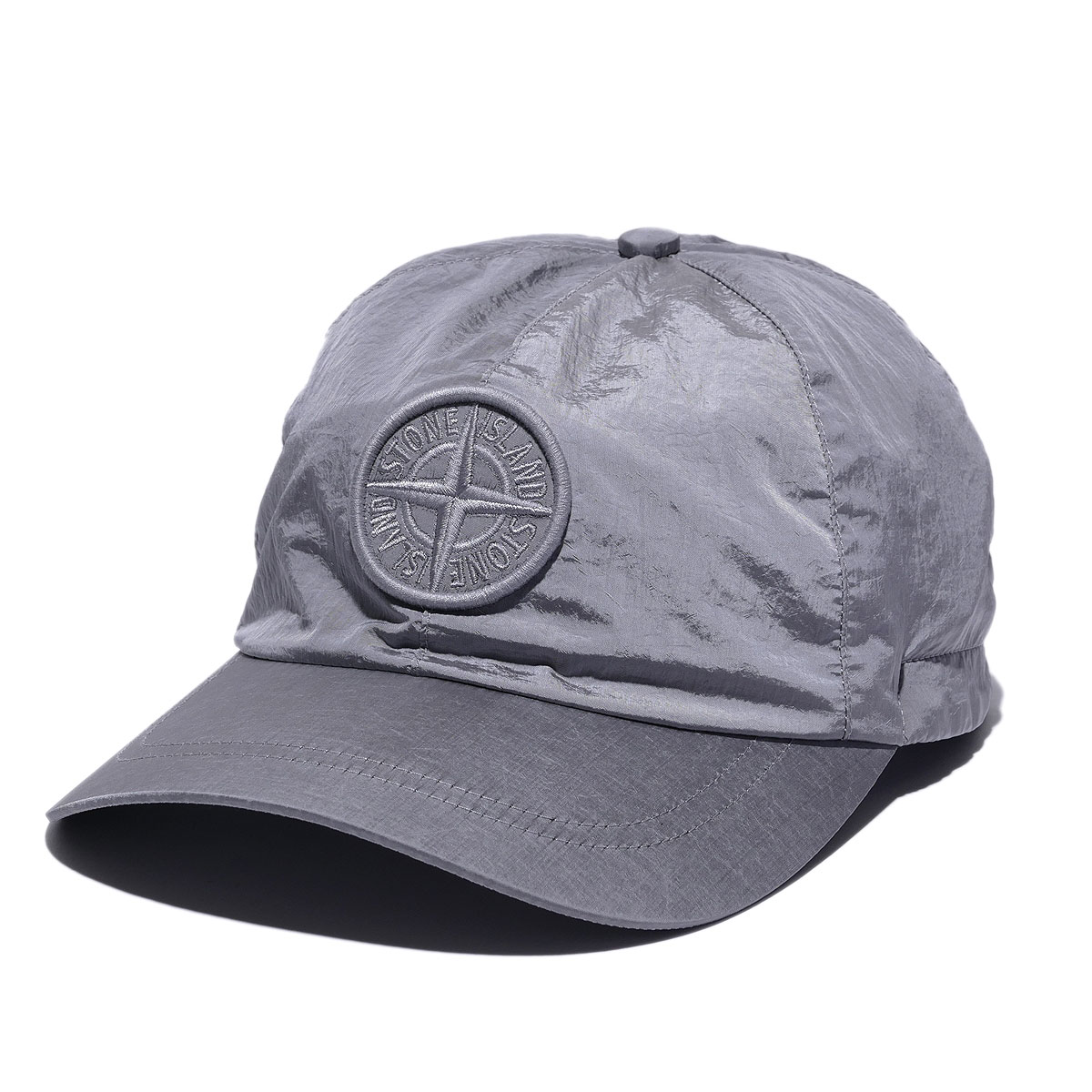 [10%OFF]ストーンアイランド 野球旗がしら 9100011 V0061 パール薄墨色 STONE ISLAND メンズ 鳥打ち帽 NYLON METAL IN ECONYL ブランド名 2026SS 2026年春夏[060310]
