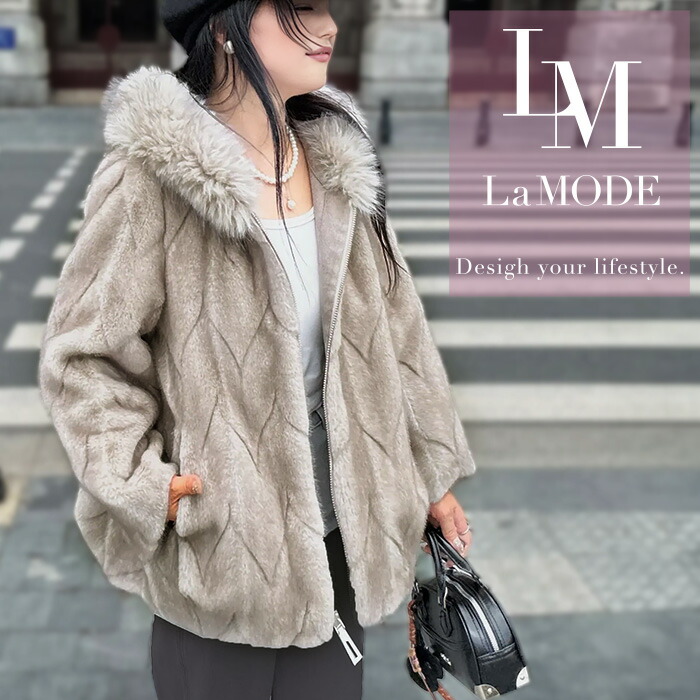 チンチラファー付きベージュロングコート 5-61-16_mb.jpg