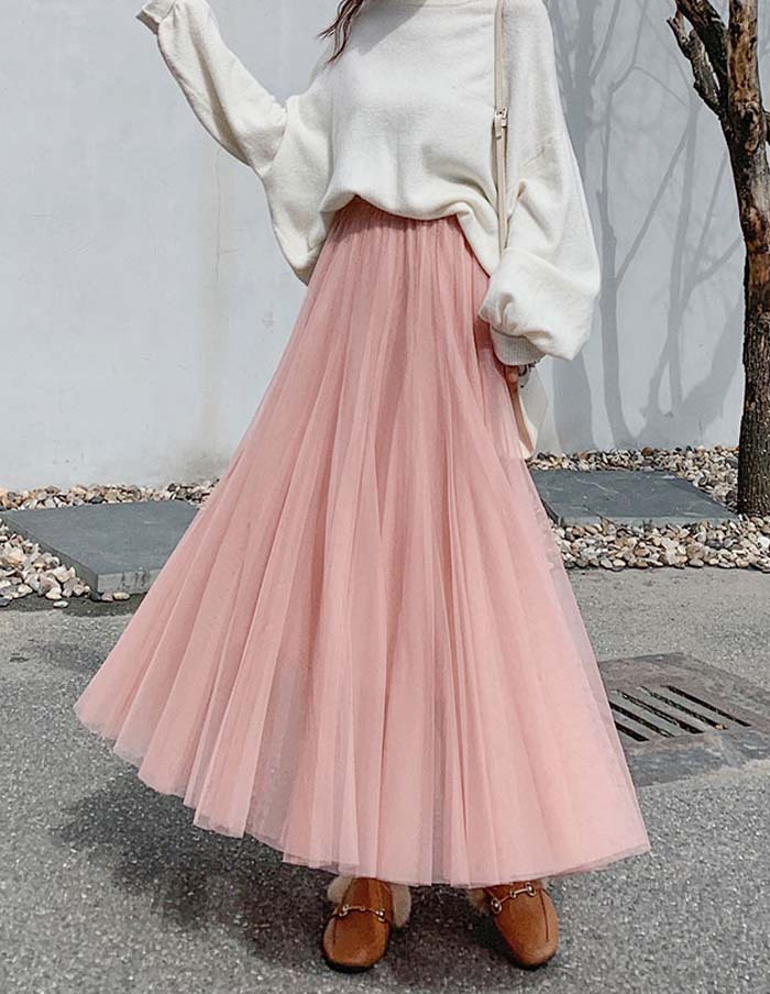 楽天市場 スカート 無地 ゴム 伸縮 ブラック 黒 ベージュ グレー ピンク ブラウン モカ プリーツ マキシ ひざ丈 フレアー マキシスカート フレアースカート ブラックスカート スカート黒 スカート白 パワーネット インナー スカート Mode Shelter