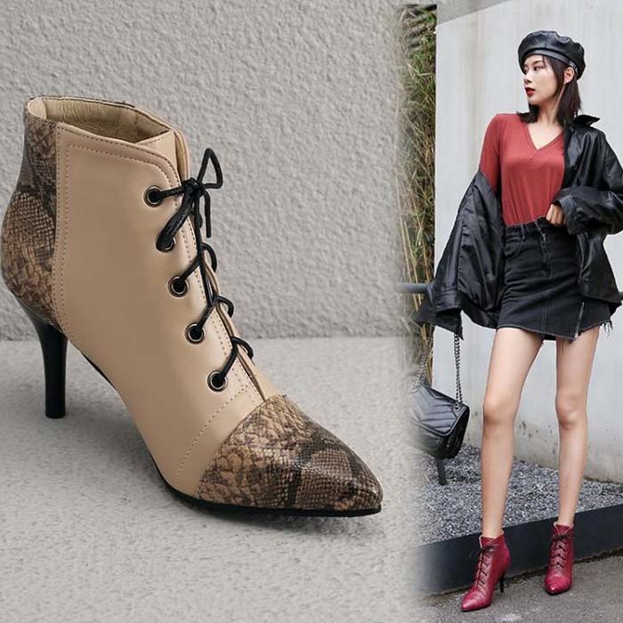 【ファッションザセール 最大 50％OFF 半額】ブーツ ショートブーツ ブーティ ヒョウ柄 とんがり 19.5cm 20cm 20.5cm 21cm 21.5cm 22cm 22.5cm 23cm 23.5cm 24cm 24.5cm 25cm 25.5cm 26cm 26.5cm 27cm 27.5cm 28cm 28.5cm 29cm 小さいサイズ 大きいサイズ｜mode-shelter