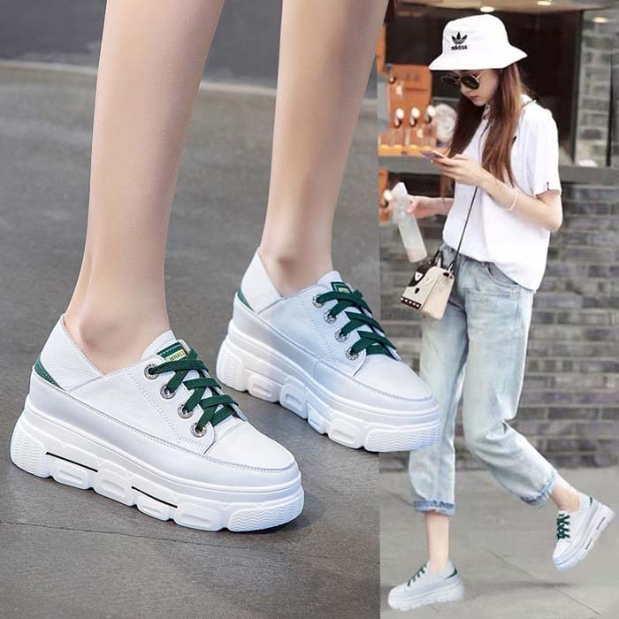 楽天市場 スニーカー インヒール 厚底スニーカー 厚底 ウェッジソール ウェッジ 小さいサイズ cm 5cm 21cm 21 5cm 22cm 22 5cm 23cm 23 5cm 24cm 24 5cm 25cm 同梱不可 白 黒 緑 ホワイト ブラック レディース Mode Shelter