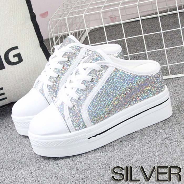 安い購入 スニーカー ビジュー スパンコール 厚底 ウェッジソール 歩きやすい 厚底スニーカー ウェッジ 靴 21cm 21 5cm 22cm 22 5cm 23cm 23 5cm 24cm 24 5cm 25cm 同梱不可 レディース 人気no 1 本体 365shop Uy