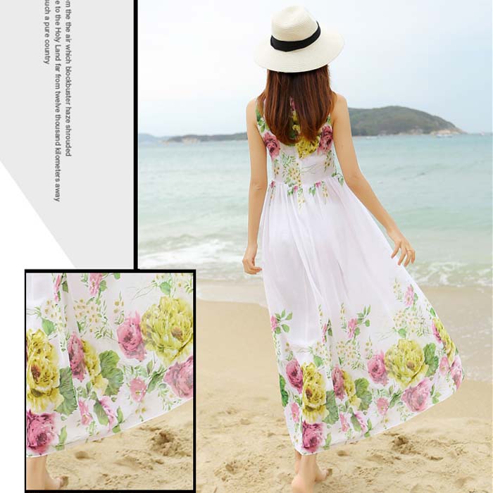 楽天市場 ワンピース 花柄 シフォン マキシワンピース 花柄ワンピース 花柄ワンピ 花柄ワンピース白 シフォンワンピース白 マキシワンピース白 花柄 シフォンマキシワンピース白 花柄ワンピースホワイト シフォンワンピースホワイト ワンピ白 ワンピース白 ワンピース