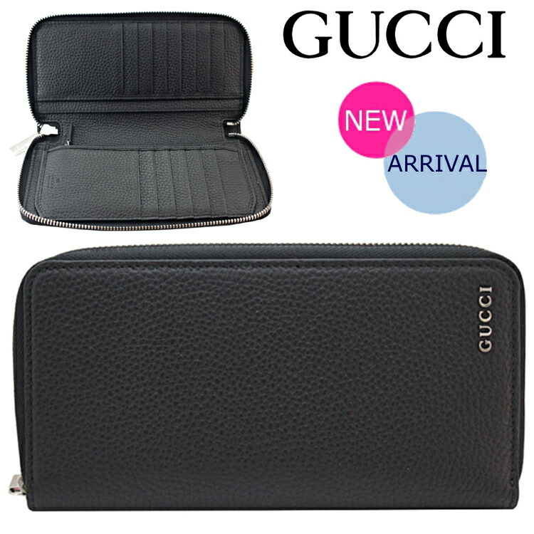 GUCCI グッチ 紙入れ メンズ 長紙入れ ジップアラウンド長紙入れ 長紙入れラウンドジッパー ラウンドジップ 新品 新作  置き目品 グッチ紙入れ  グッチ長紙入れ  gucci紙入れ 字母 ロゴタイプ 革 なめし革 ぐっち さいふ サイフ 黒 黒いこと 逃げ口 822043 AABXM 1000