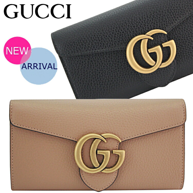 楽天市場】【新品】グッチ 長財布 GUCCI カーフスキンレザー〔GG