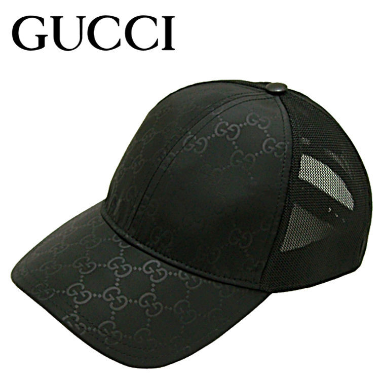 グッチ 200035 GGキャンバス キャップ ブラック L GUCCI(グッチ) / グッチ/オリジナルGGキャンバスベースボール