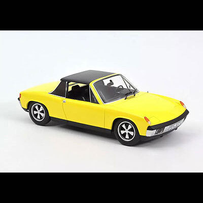 Porsche 914-6 1973 Jaune – Modèle Réduit 1:18 Norev, Miniature Collector