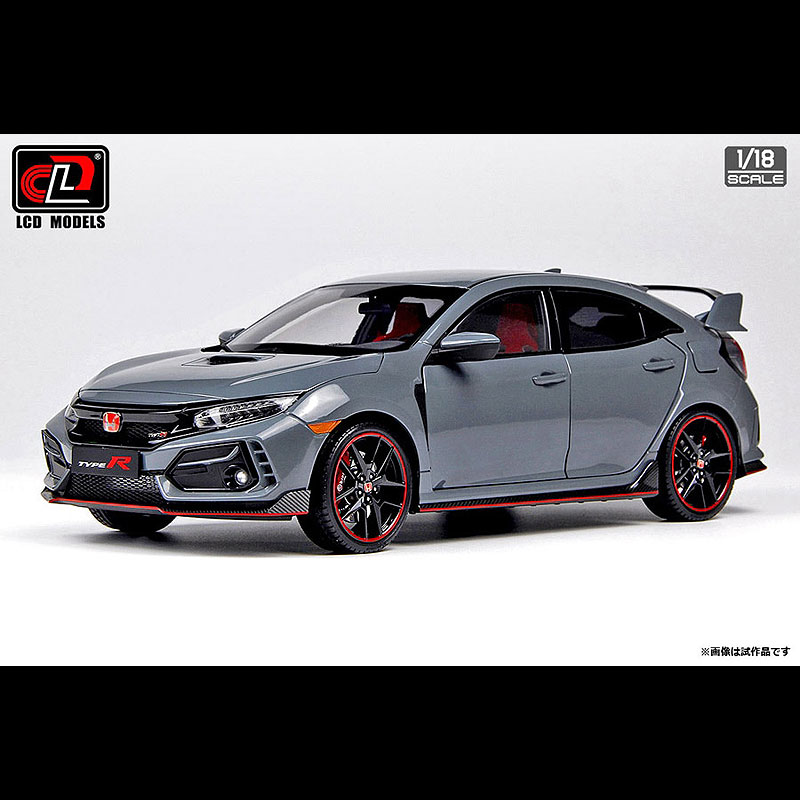 LCD 1/18 ホンダ シビック TYPE R FK8（2020）ミニカー ミニカー 1/18 ホンダ・シビック タイプR FK8 白色 LCD TYPE R