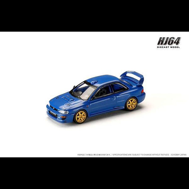 1/18 イグニッションモデル GC8 インプレッサ 22B ignition Ignition-Model Subaru Impreza 22b STi Version (GC8) Blue