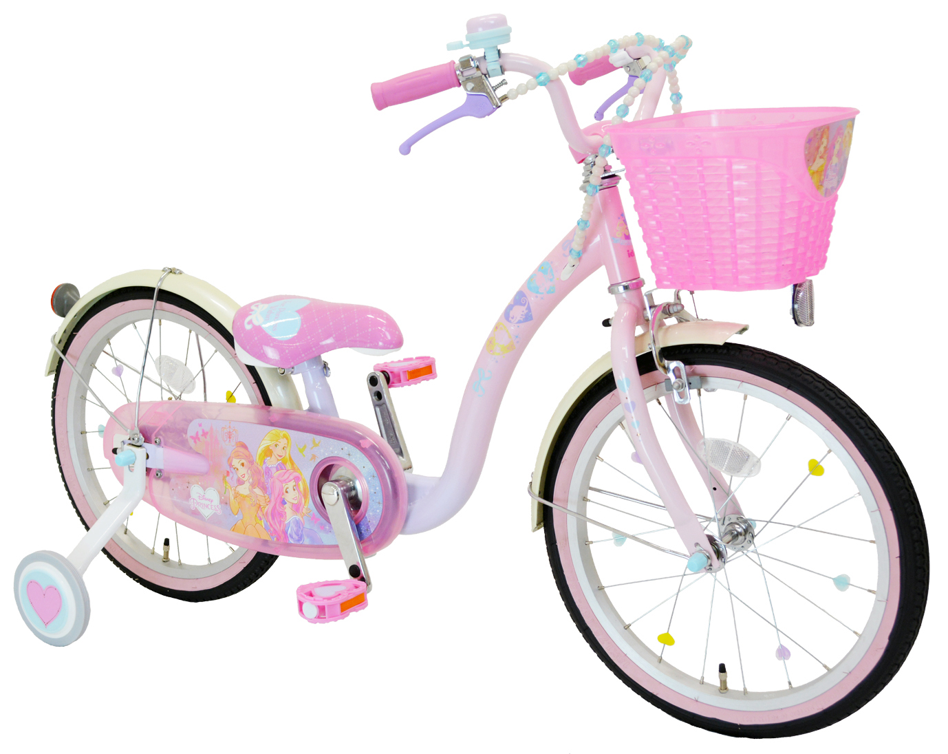 5歳 7歳の女の子向け 18インチの自転車で長く乗れそうなデザインは