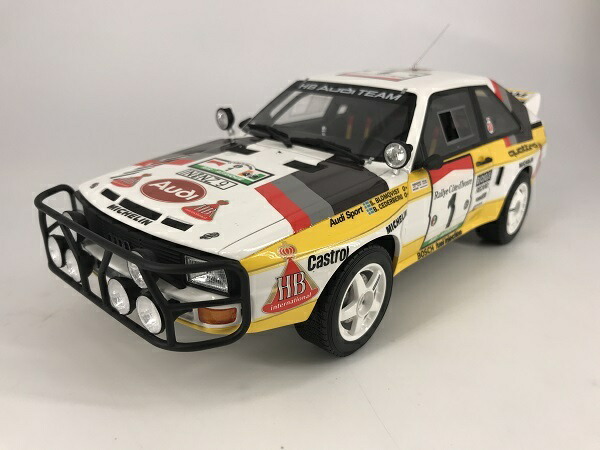 オットーモビル製 1/18 アウディ クアトロスポーツ Ｇr.B(ホワイト／イエロー）オットーモビル製 OTM253｜ミニカーショップ　Modellino