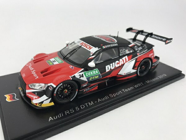 【楽天市場】スパーク製 1/43アウディ RS 5 DTM No.34 アウディ スポーツ チーム WRT Misano 2019