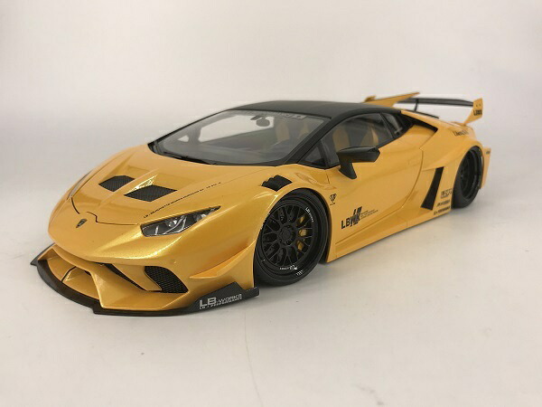 オートアート製 1/18リバティーウォーク LB‐シルエット ワークス ランボルギーニ ウラカン GT (メタリックイエロー)オートアート製 79127 |ミニカーショップ Modellino