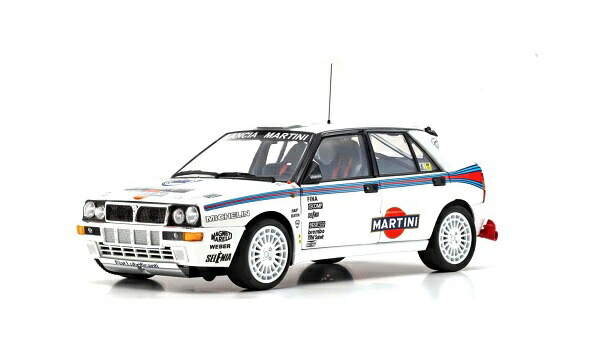 京商製 1/18ランチア 三角洲 HF インテグラーレ エヴォルツィオーネ  取り調べる鉄道車両 (白いこと)KS08348G