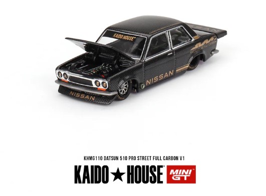 街道ハウス MINIGT ダットサン510ワゴン カーボンファイバーV1&V2 楽天市場】MINI GT 1/64 ダットサン 510 ワゴン KAIDO☆HOUSE
