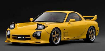 Mazda RX-7 Mazda Speed A-spec (FD3S) YellowIG3946｜ミニカーショップ　Modellino