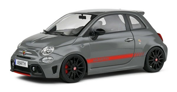 楽天市場】ミニカー 1/18 アバルト 595 グレー 2022 フィアット500