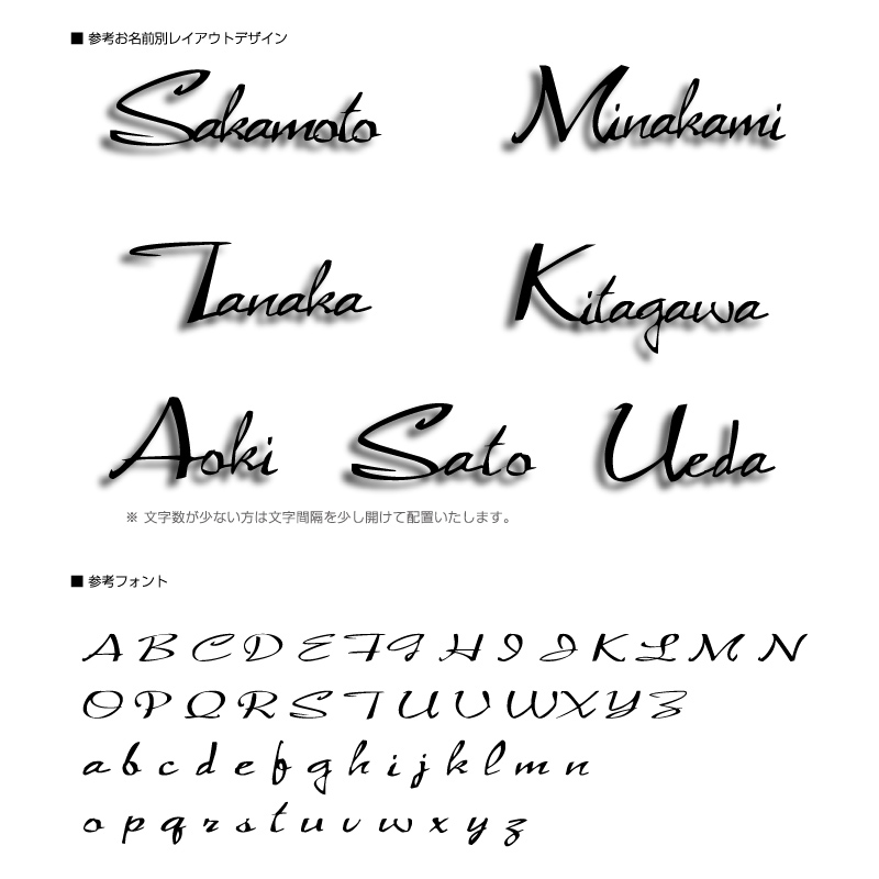 ステンレス表札 エクリチュール ヌーヴェル こだわり書体のnewfaceおしゃれな手書き風文字 表札 かわいい アイアン調ステンレス表札 Modello Luxuryシンプル 看板にも 筆記体 人気 可愛い 切り文字