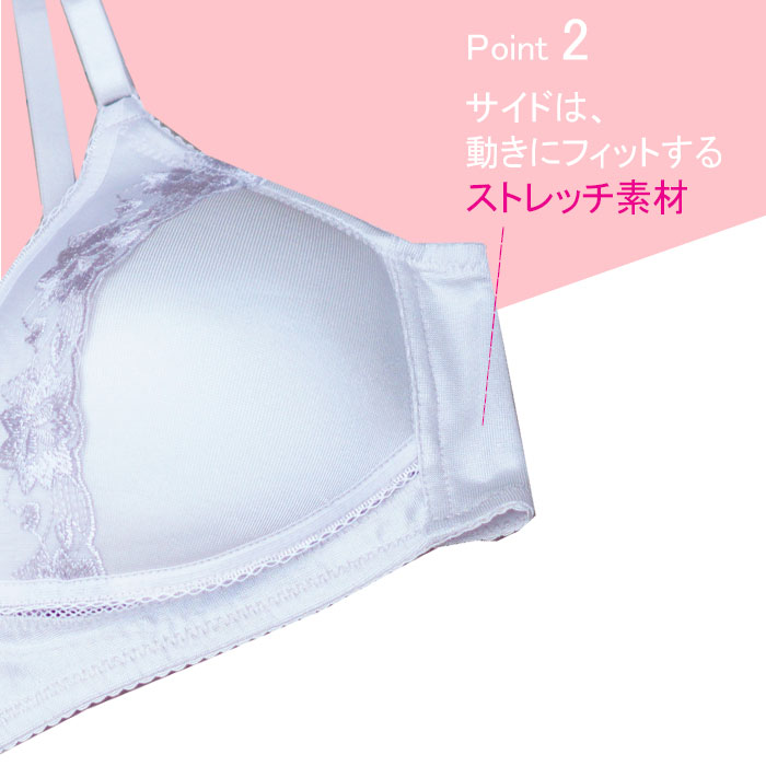 楽天市場 ノンワイヤー ブラジャー Tシャツブラ おすすめ 光沢 ひびかない シームレス 響かないa70 5 A80 A85 0 5 B80 B85 最大ポイント10倍 モデルルック 楽天市場店