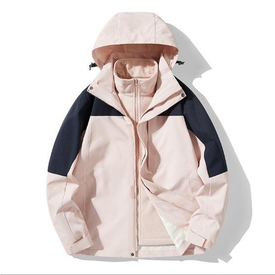 マウンテンパーカー メンズ レディース 3way フード脱着可 登山服 防風 ボアライナー付き 取り外し可 裏ボア フリースジャケット 撥水パーカー 秋 秋服 冬 冬服