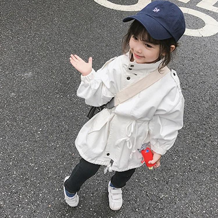 キッズコート　秋冬　コート　女の子　子供服　トレンチコート 厚手 ストリート ジュニア　アウター　ジャケット　可愛い　カジュアル　8090100110120130