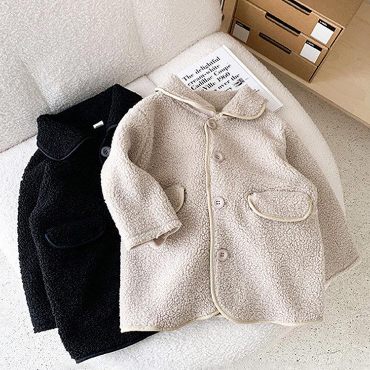 ピーコート　Pコート キッズコート　ミドル丈 秋冬　ラシャコート　男の子　子供服　ジュニア　アウター　ジャケット　キッズ　中綿コート 防寒