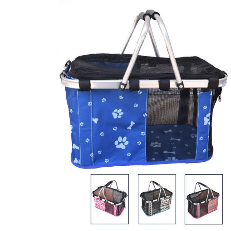 ペットキャリーバッグ 小型犬用 ショルダーバッグ ペット キャリア トートバッグ 折りたたみ 通気性良い お散歩 スリングバッグ キャリーケース