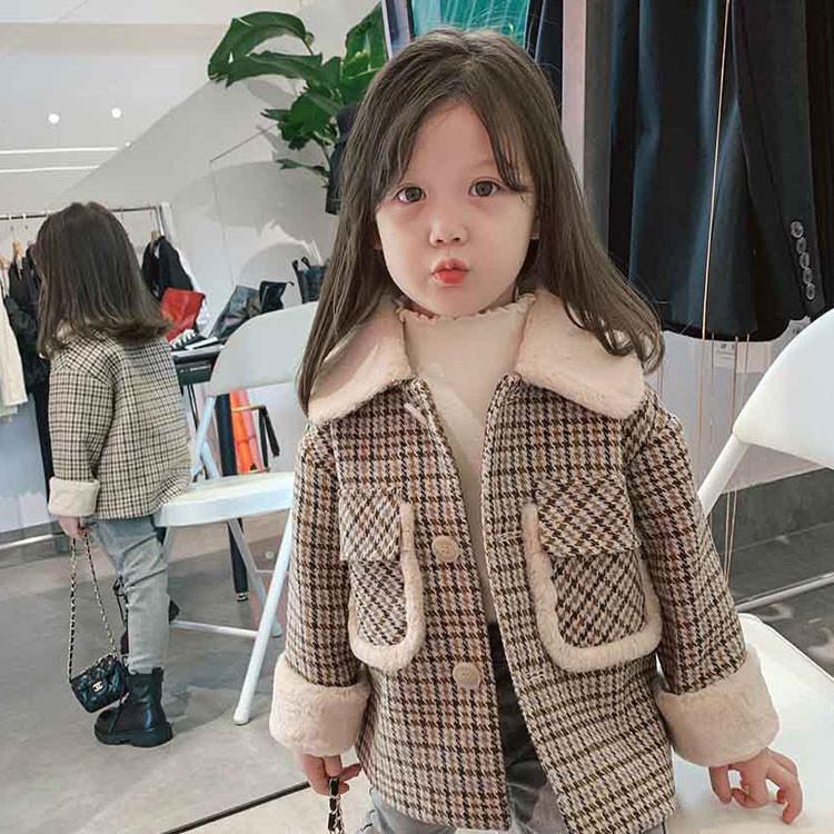 キッズコート　秋冬　コート　女の子　子供服 シャコート　ジュニア　アウター　ジャケット　可愛い　カジュアル　8090100110120130