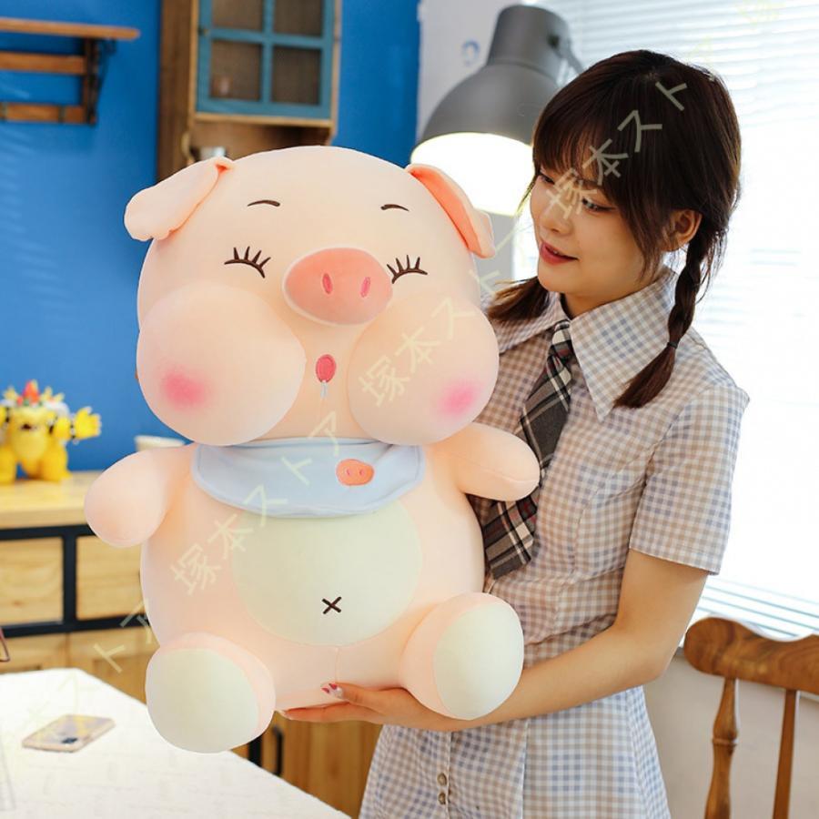 おもちゃ 大きい ブタグッズ インテリア 豚 ぬいぐるみ 可愛い動物 プレゼント おもちゃ ぬいぐるみ枕 お誕生日プレゼント 添い寝枕 ブタ クリスマス 抱き枕