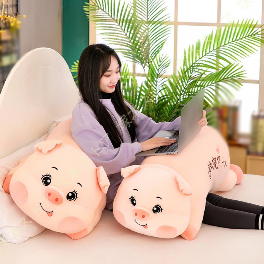ぬいぐるみ 猪の子 好いたらしい抱き枕 特大 ふわふわ 縫いぐるみ 室内装飾 睡眠時間座布団 可愛らしいあやつり人形 差し上げ物 差し上げ物 座布団 可愛らしい 毛の荒物 添い寝枕