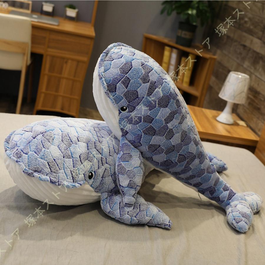 クジラ ぬいぐるみ 水中アニマル かわいい インテリア 抱き枕 やわらかい 手触り 気持ちいい クリスマス プレゼント ぬいぐるみ 抱き枕 ぬいぐるみ リアル