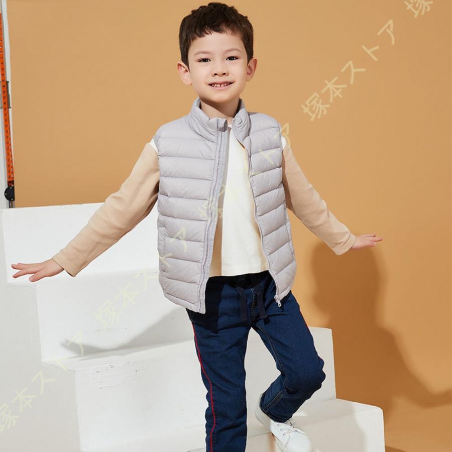 ダウンジャケット 子供服 冬 ロング ダウンコート 女の子 男の子 着脱可 防寒コート 無地 ダウンベスト 子供 キッズ ベスト コートアウター ショート丈ベスト 5,887円