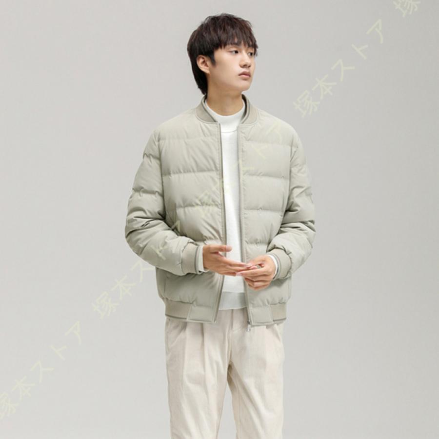 冬用 メンズ ダウンジャケット 中綿 ダウン 中綿ジャケット 立ち襟 シンプル カジュアル 冬服 ダウンコート ショート丈 保温 防風防寒 アウトドア 普段着|モードナチュレ店