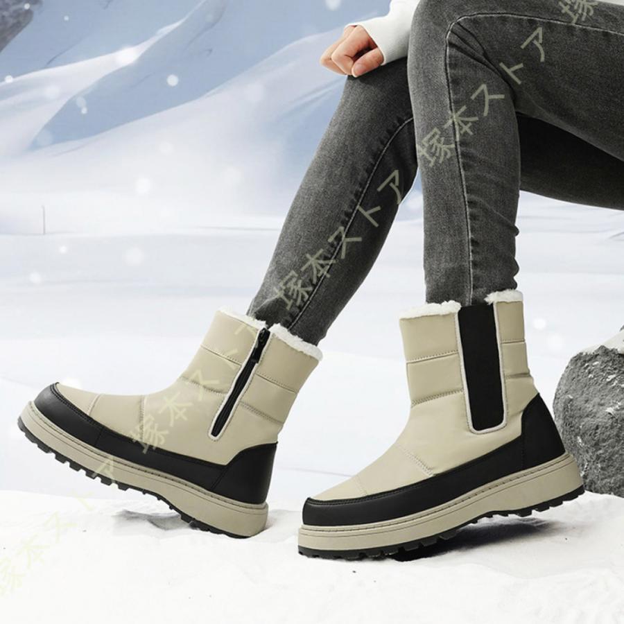スノーブーツ 雪遊び 登山靴 大人 冬靴 ブーツ メンズ レディース 滑らない 山登り 遊び 靴 ペア ジュニア ブーツ 裏起毛 防寒 防滑 防水 滑らない 革