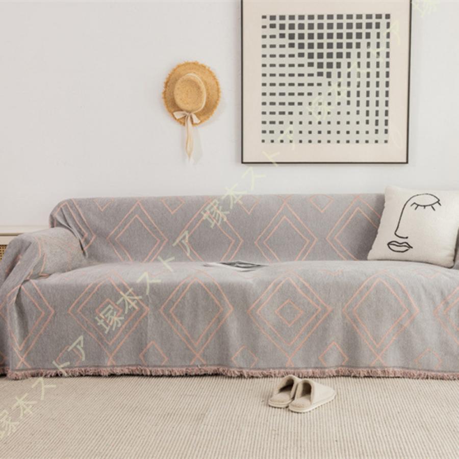 マルチカバー 180*130cm-180*340cm 長方形 布 ファブリック 生地 洗える ウォッシャブル 汚れ防止 モダン 北欧 おしゃれ マルチクロス ソファカバー