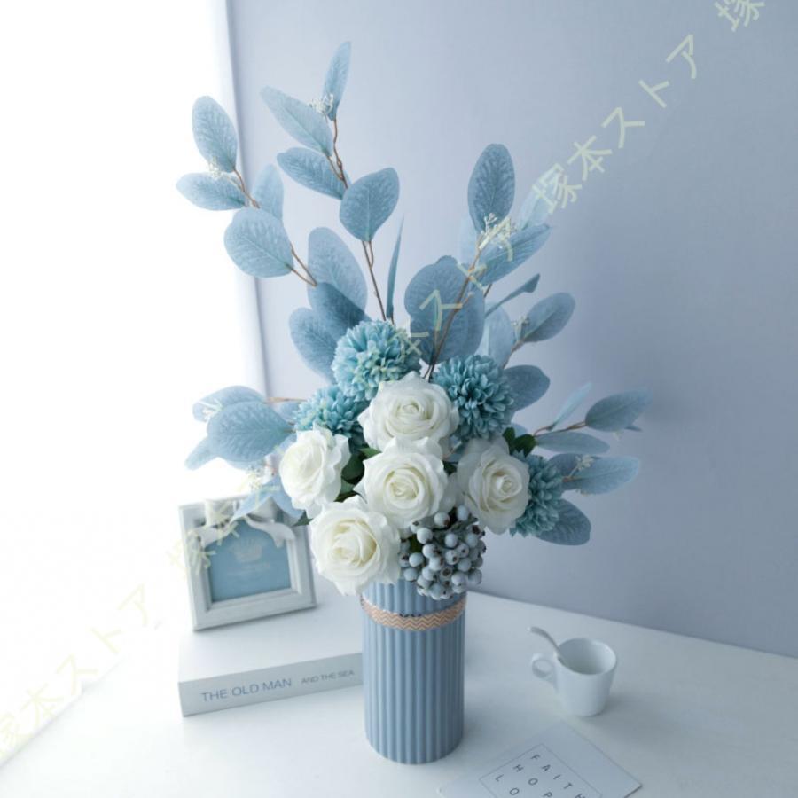 造花 インテリア おしゃれ 花瓶付き 枯れない花 ローズ ひまわり 大切な人へ感謝の気持ちを伝える プレゼント おしゃれ 花束 アートフラワー 家 事務所 店|モードナチュレ店
