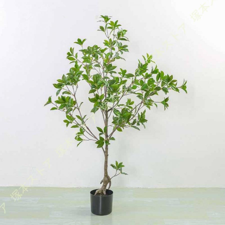 鉢植え フェイクグリーン 檸檬の木 大型の観葉草木 造花 水やり不必要 食べ物屋 喫茶店 事務室 祝賀会 写実的 今めかしい 枯れない 人工草木 屋内 室内