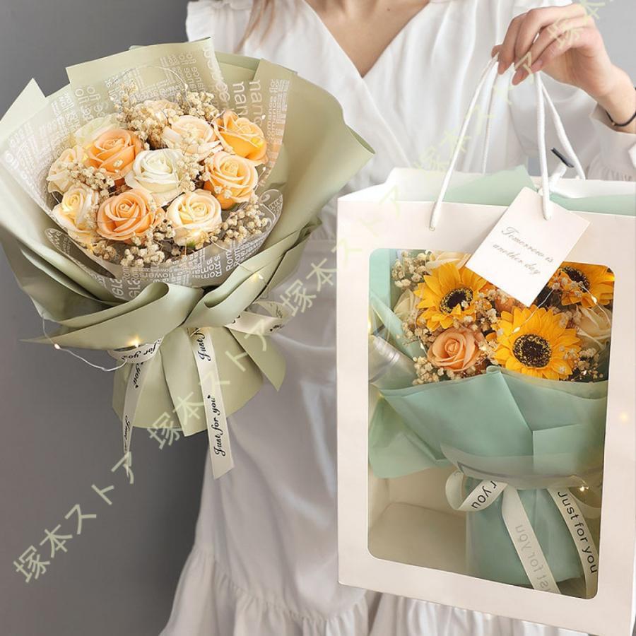 石ケンお花 胸花 差し上げ物ボックス席付き添い人 差し上げ物 石けんお花 素っ気ないお花 造花 生まれ落ちる日 白いことデー 卒 卒園 離任 退社 送別会 就職 畏まり お顔出し