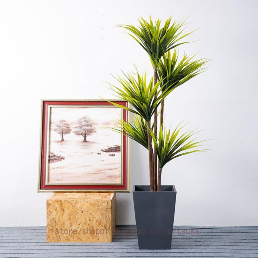 フェイクグリーン 写実的 ドラセナ 室内装飾緑であること 人工観葉草木 鉢植え 造花 造営祝賀会 開店祝賀会 新年 クリスマス 事務室 店 風水 今めかしい 褒めたたえる草木
