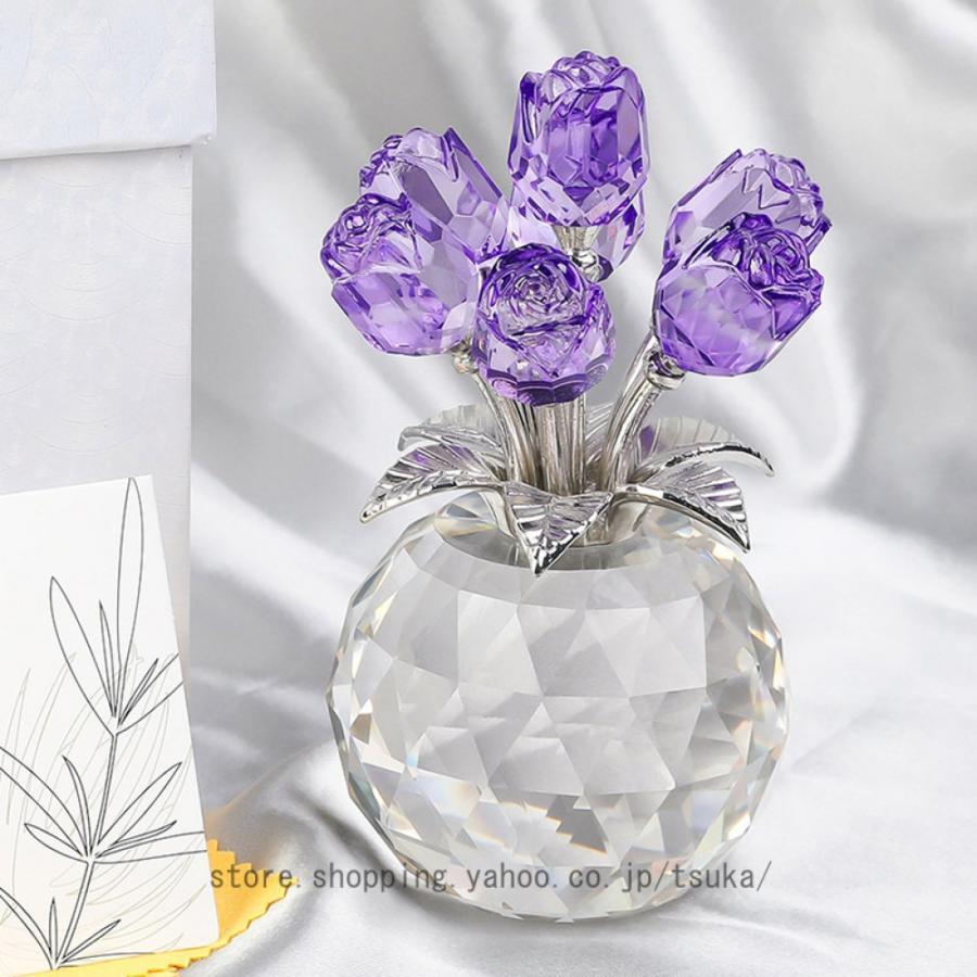 結晶 花の飾りつけ 枯れない花 造花 胸花 オシャレ 佇まい工作 室内装飾 飾りつけ 小物 祝い事 生まれ落ちる日 母の日の差し上げ物 一緒になる不死化日 に当てはめる 早見表かざり付ける