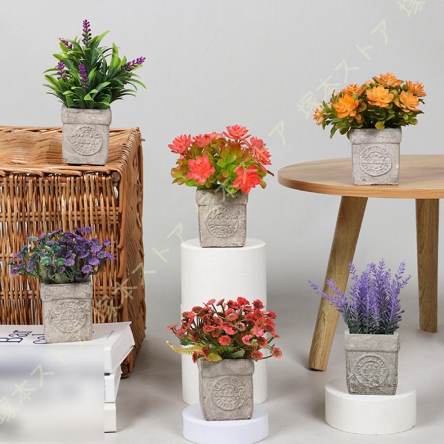 人工観葉植物 人工植物 フェイクグリーン ミニ インテリアグリーン 造花 観葉植物 ユーカリ グリーン フェイクグリーン 鉢付き オフィス ホーム｜モードナチュレ店
