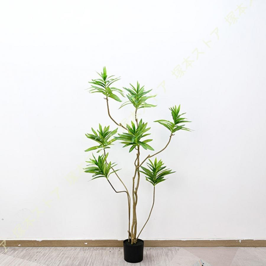 観葉樹 造花 フェイクグリーン 人工観葉草木 仕合わせの木 ドラセナ 心うれしいの木 屋内 事務室 鉢植え 植木 差し上げ物 差し上げ物 差し上げ物 喜び事 抗菌 防臭 風水 開運 造花・人工観葉植物-花・ガーデン・DIY