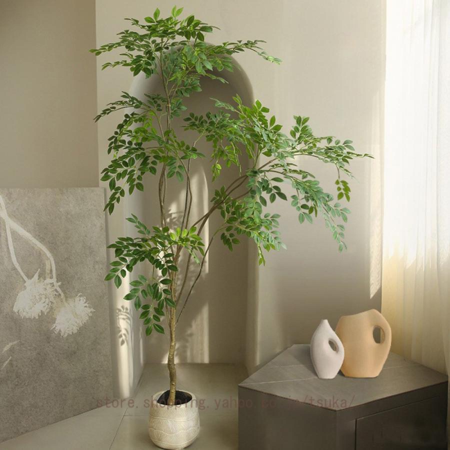 人工観葉草木 人工観葉樹 造花 如何様物草木 パキラ 金のなる木 フェイクグリーン 大型 仕合わせの木 本物そっくり 室内 室外 部屋の入り口 リビング 執務室